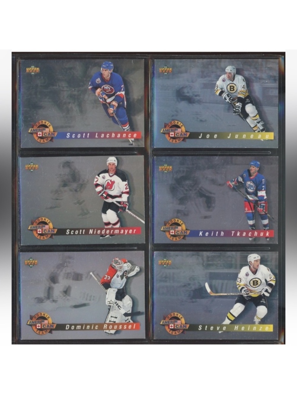 1992-93 Upper Deck Ameri/Can Holograms Complete Hockey Card Set
